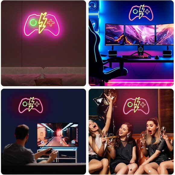 Gaming Neon Sign Dimmable Gamer LED Neon Lights for Video Game Room - Picture 6 of 6